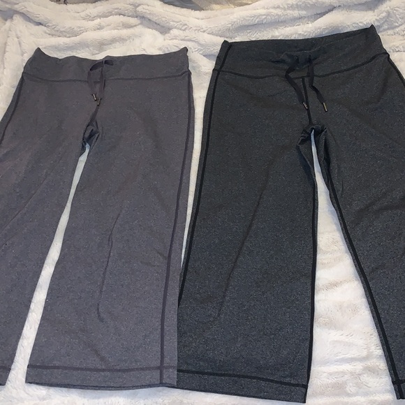 Bundle: Lululemon Athletica wide leg cropped drawstring pants! Size 8 (medium)